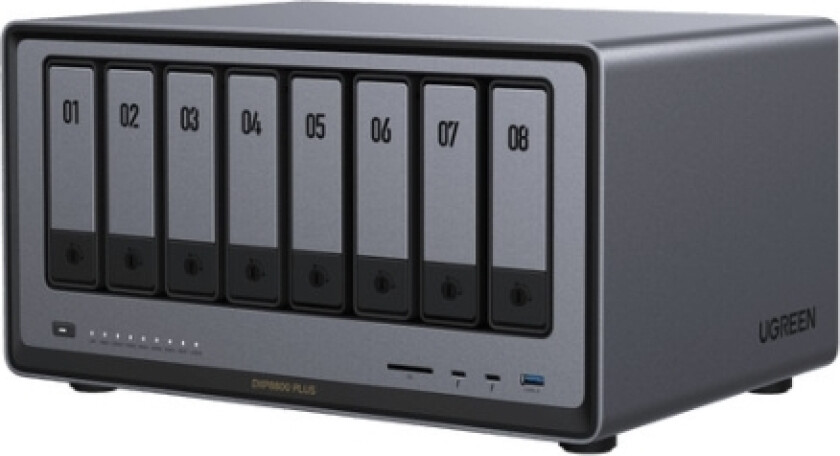 Nasync Dxp8800plus, Nas, Desktop, Intel® Core™ I5, I5-1235U, 8 Gb, Ddr5