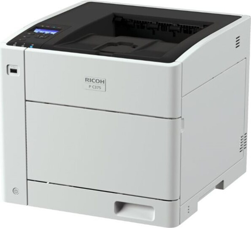 P C375 - Skriver - Farge - Laser - A4/Legal - 1200 X 1200 Dpi - Inntil 32 Spm (Mono) / Inntil 32 Spm (Farge) - Kapasitet: 250 Ark - Gigabit Lan