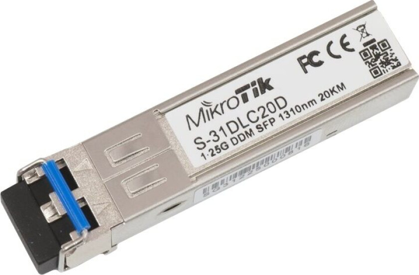 Mikrotik S-85Dlc05d - Sfp (Mini-Gbic) Transceivermodul - Sfp (Mini-Gbic) / Lc Multimodus - Opp Til 550 M - 850 Nm