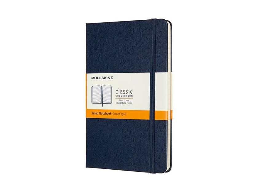 Notatbok Hard M Linjert Sapphire Blue