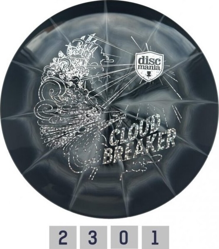 Discgolf Discmania Putter Lux Vapor Cloud Breaker April Jewels Blue/White 2/3/0/1