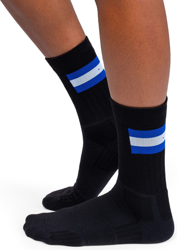 Tennis Sock Dame Black/Indigo 42-43