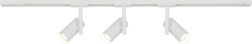 Link Jerome 1 meter skinne med 3 spotter - Hvit