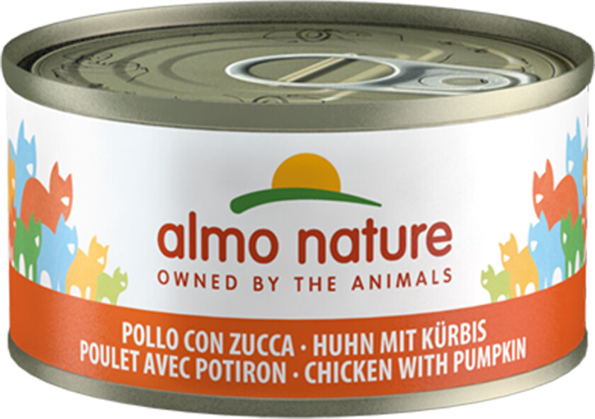 Almo Nature 6 x 70 g - Kylling & Gresskar