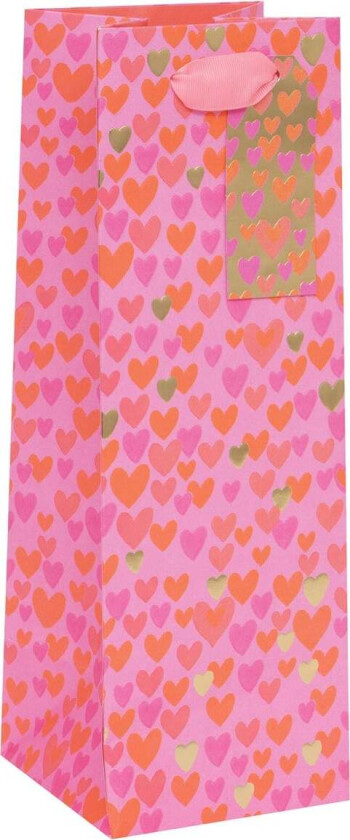 Gavepose XL Flaske Love Hearts