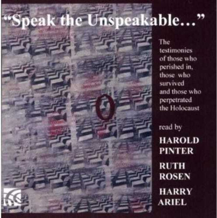 Ruth Rosen Speak The Unspeakable CD