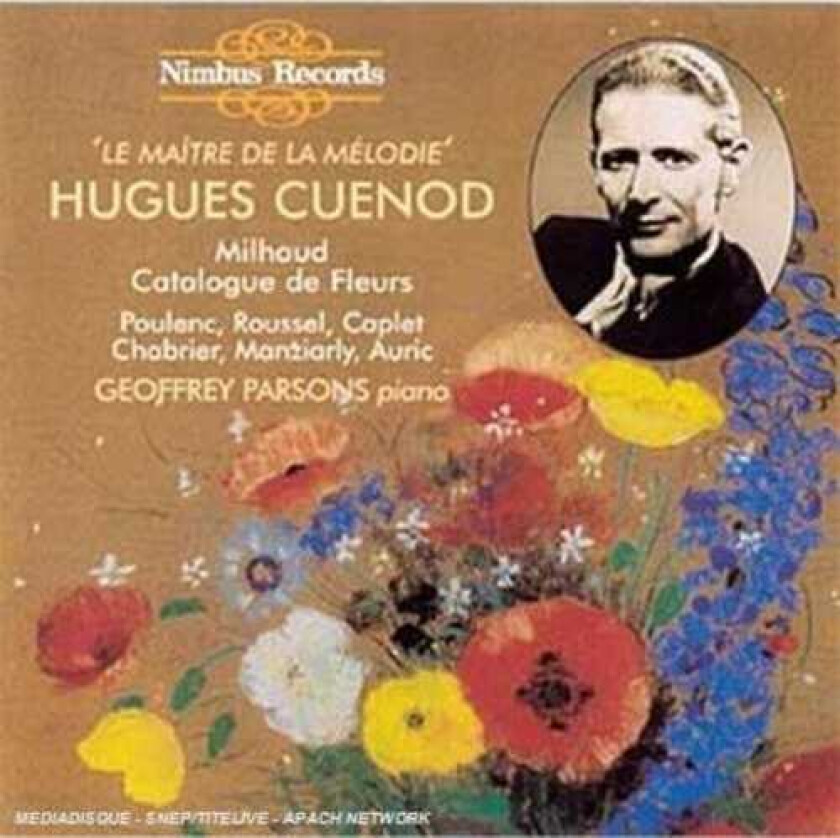 Cuenod, Parsons Maitre De La Melodie CD