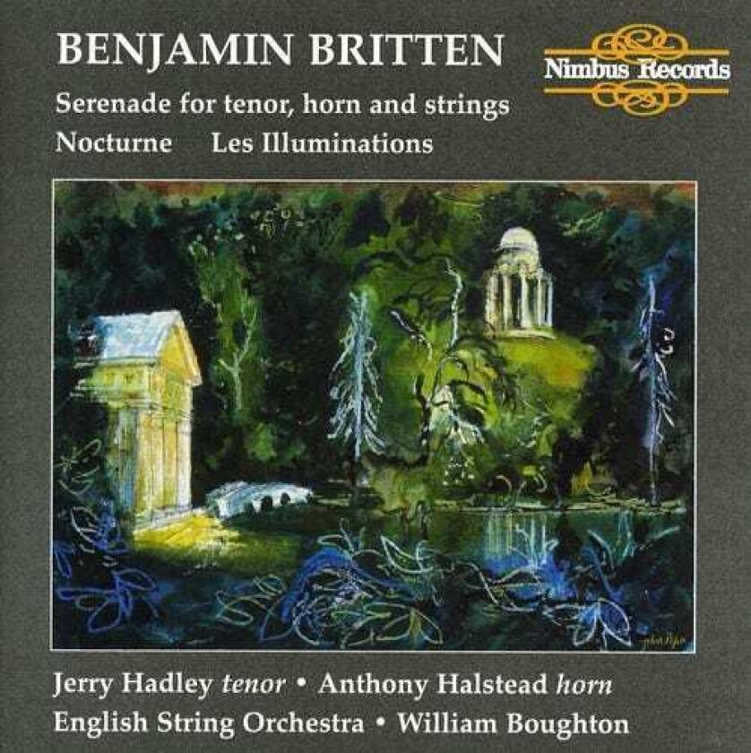 Anthony Halstead, David Campbell, Jerry Hadley, Keith Rubach, Michael Hirst, Paul Arden Taylor, Peter Hamburger, Rachel Masters Serenade For Tenor,horn & Strings/nocturne CD