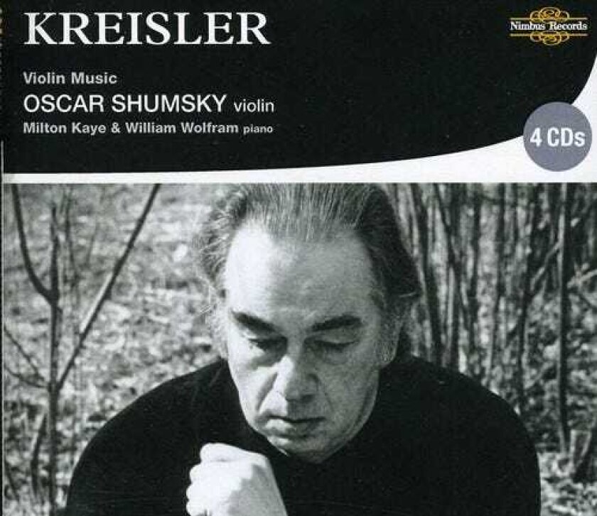 Oscar Shumsky, Milton Kaye, William Wolfram, Arcangelo Corelli, Fritz Kreisler Violin Music CD
