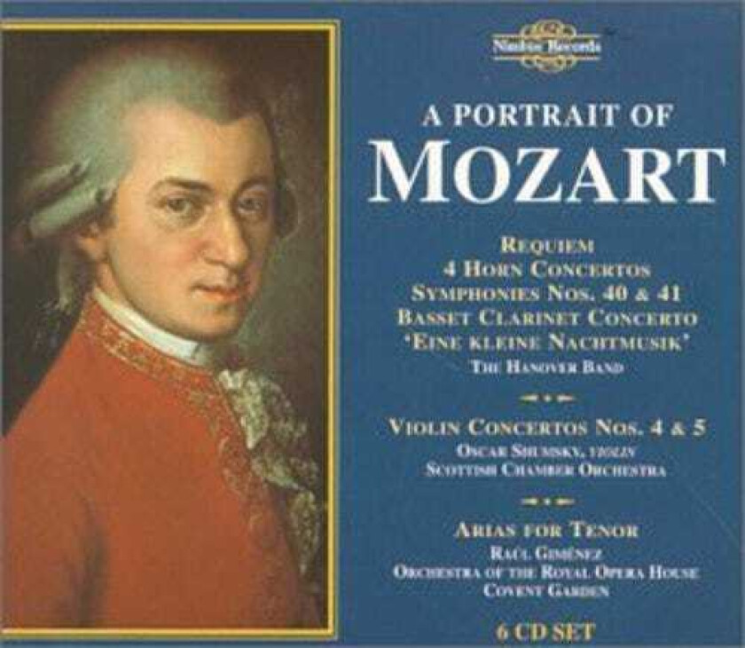 Diverse Artister, Anthony Halstead, Christopher Kite, Colin Lawson, David Thomas, Gundula Janowitz, Julia Bernheimer, Martyn Hill, Oscar Shumsky, Ra L Gim Nez, Raúl Giménez Portrait Of Mozart CD