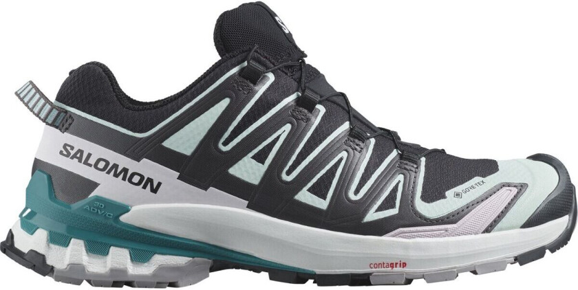 Bilde av Women's XA Pro 3D V9 GORE-TEX 38 2/3, Black/Bleached Aqua/Harbor Blue