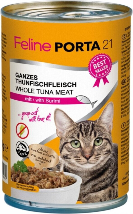 Feline Porta 21 Tunfisk og Krabbe (400 g)