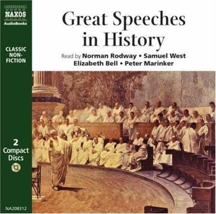 Diverse Artister, Elizabeth Bell, Peter Marinker Great Speeches In History CD