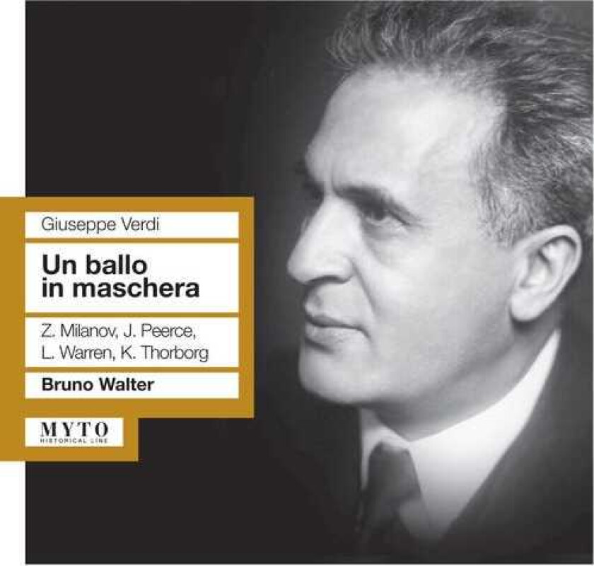 Bruno Walter Un Ballo In Maschera: Milanov CD