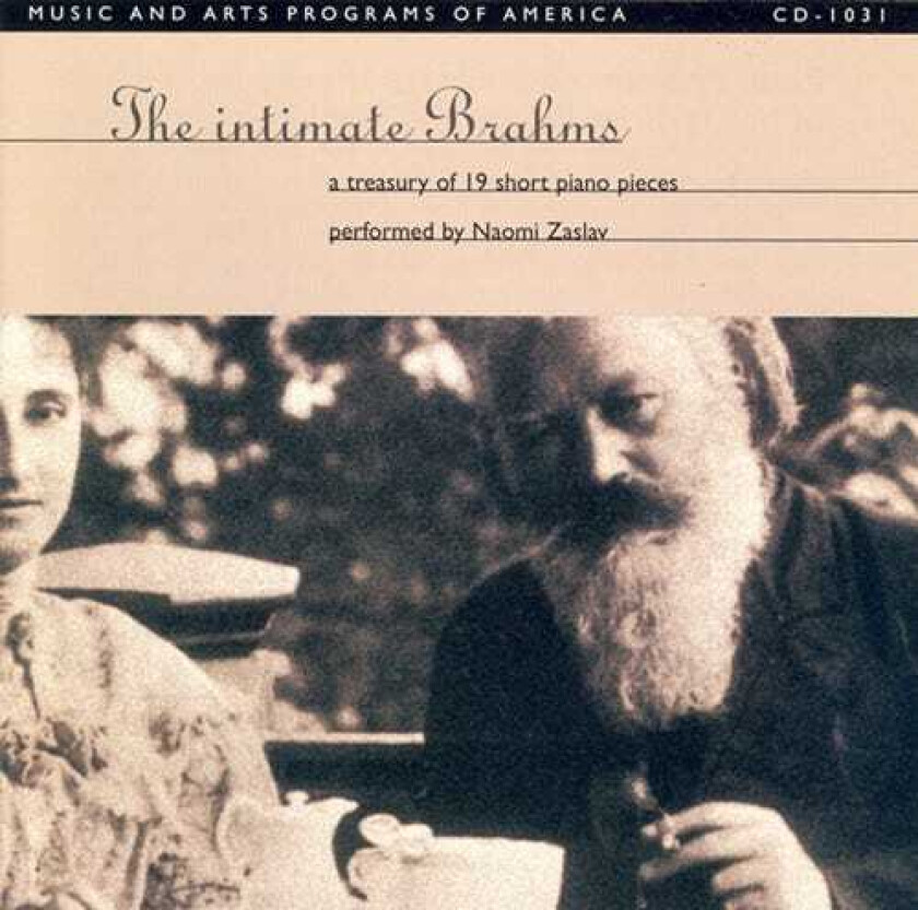 Naomi Zaslav Intimate Brahms: 19 Short Piano Works CD