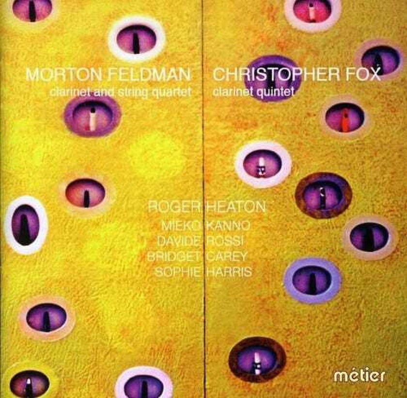 Roger Heaton, Bridget Carey, Davide Rossi, Mieko Kanno, Sophie Harris, Christopher Fox Clarinet & String Quartet CD