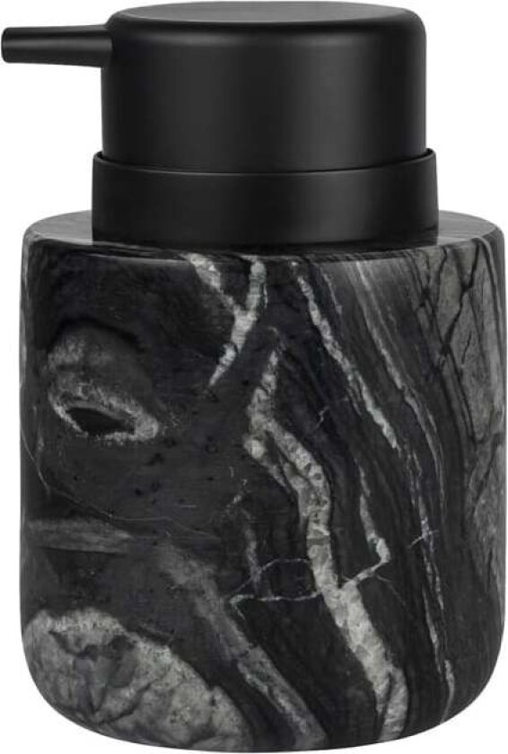 Marble såpepumpe 12,5 cm Sort-grå