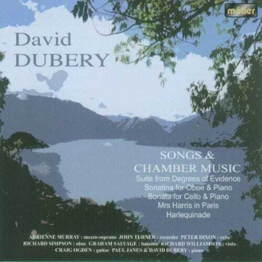 John Turner, Adrienne Murray, Craig Ogden, David Dubery, Graham Salvage, Paul Janes, Peter Dixon, Richard Simpson, Richard Williamson Songs & Chamber Music CD