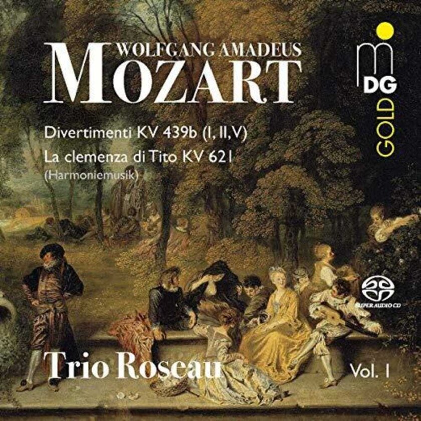 Trio Roseau Mozart 1 CD