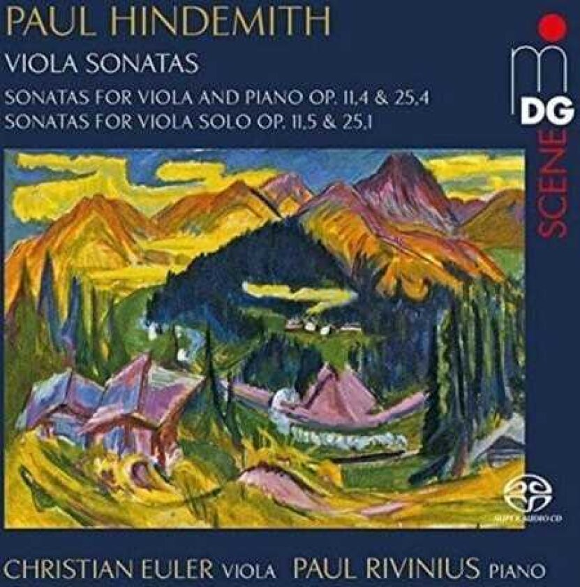 Christian Euler, Paul Rivinius Hindemith: Sonatas For Viola And Piano CD