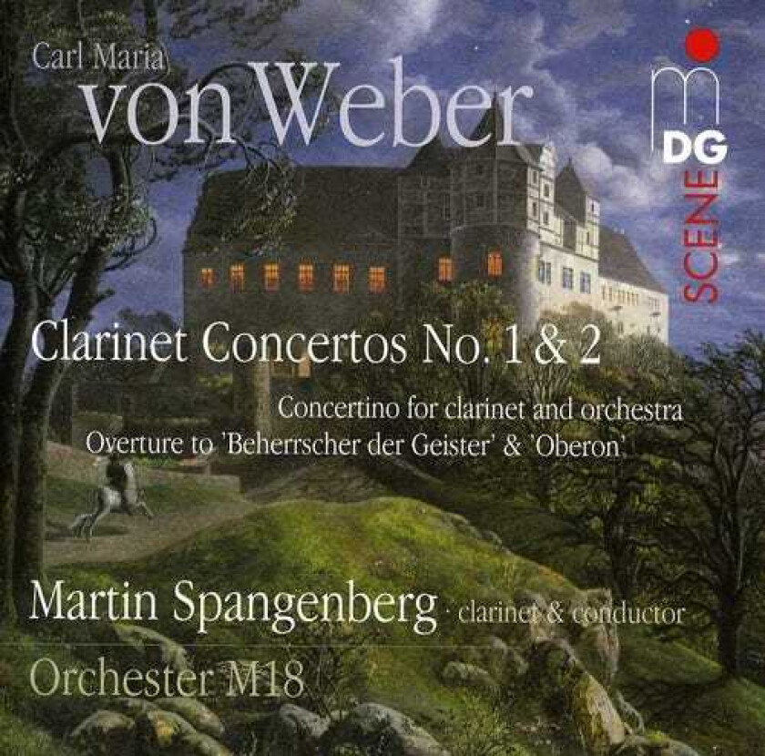 Martin Spangenberg Clarinet Concertos No. 1 & 2 & Concertino Overture CD