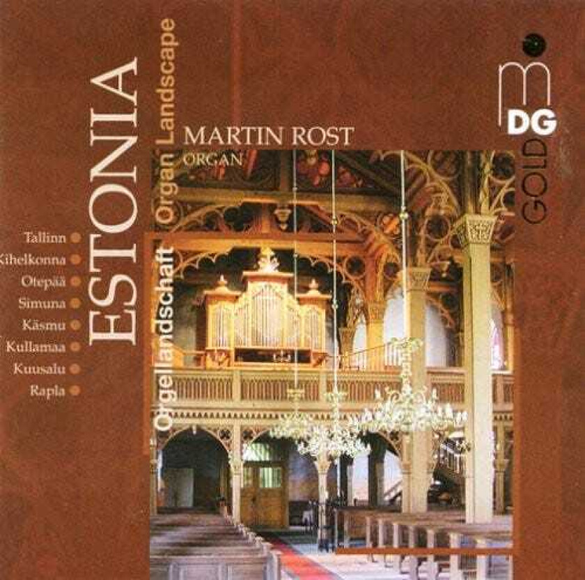 Martin Rost, Karl Hoyer, Peeter Süda, Rudolf Tobias Estonia: Organ Landscape CD
