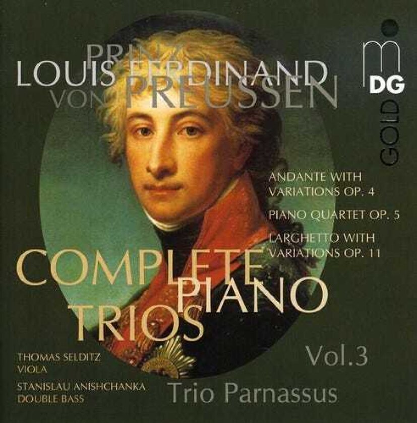 Trio Parnassus, Stanislau Anishchanka, Thomas Selditz, Prince Louis Ferdinand Chamber Music 3 CD