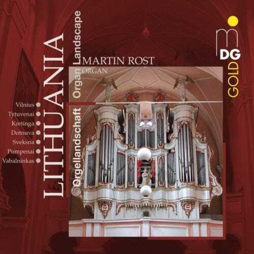 Martin Rost, César Cui, Friedrich Willhelm Markull, Girolamo Frescobaldi, Max Gulbins, Mikalojus Konstantinas Ciurlionis, Stanislaw Moniuszko Organ Landscape CD