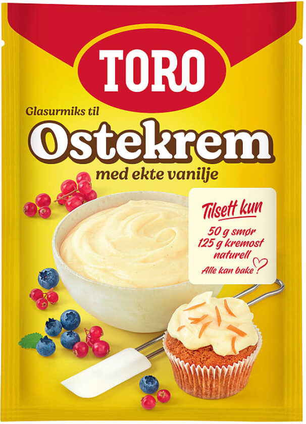 Toro Ostekrem Glasurmiks 126g
