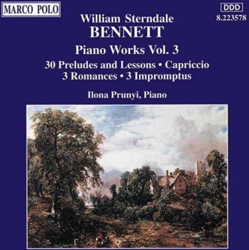 William Sterndale Bennett, Prunyi Piano Works 3 CD