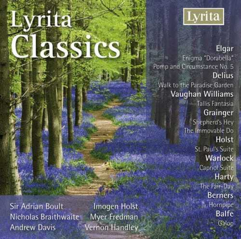 Diverse Artister, Hamilton Harty, Lord Berners, Michael William Balfe, Peter Warlock Lyrita Classics CD