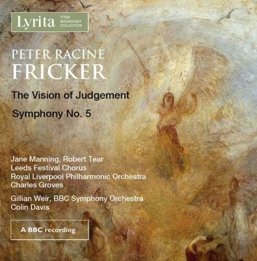 Fricker, Manning, Tear, Leeds Festival Chorus Peter Racine Fricker: Vision Of Judegment Op.29 CD