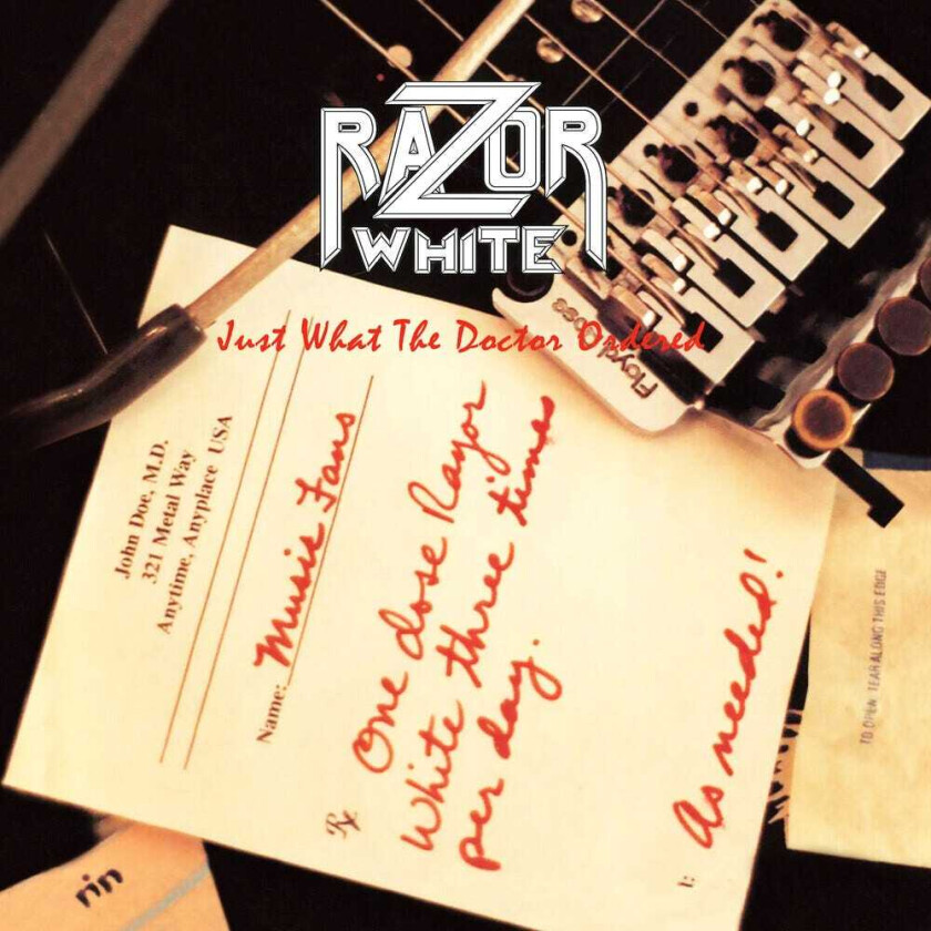 Razor White Just What The Doctor Ordered CD