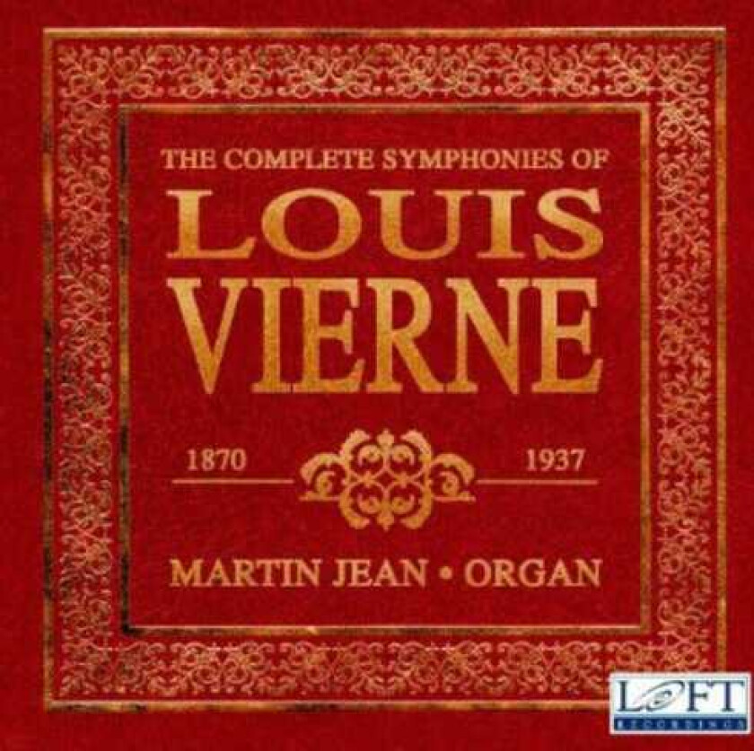 Martin Jean Complete Organ Symphonies CD