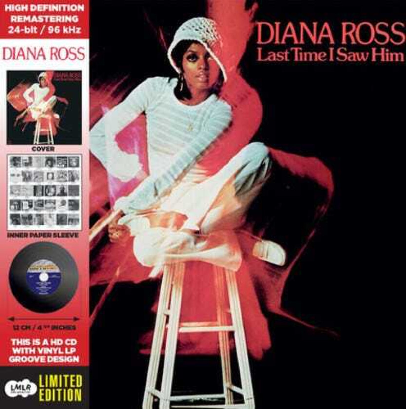Diana Ross Last Time I Saw Him Deluxe Cdvinyl Replica CD