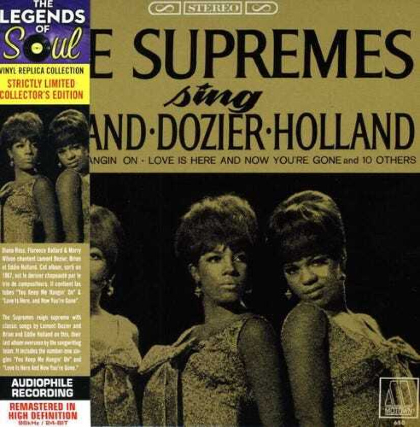 The Supremes Sing Holland Dozier Holland CD