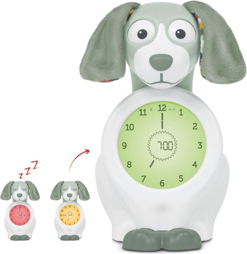 ZAZU Davy the dog - sleeptrainer with nighlight - green