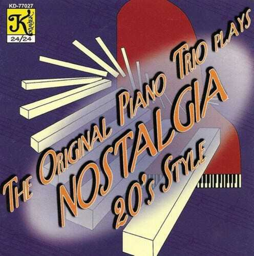 Original Piano Trio Plays Nostalgia 20's Style CD