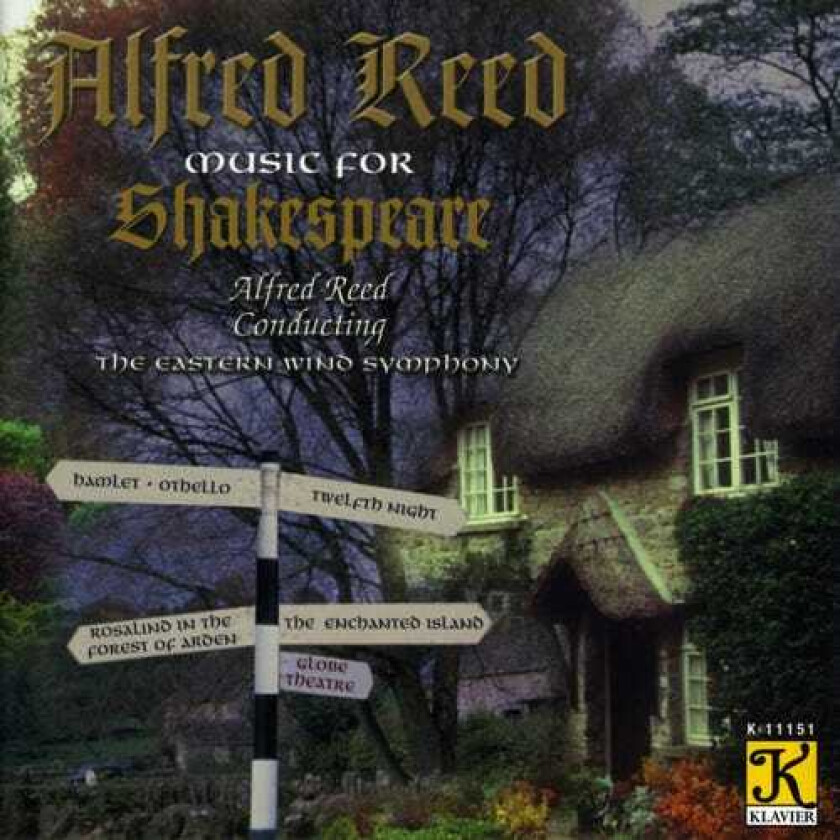 Alfred Reed Music For Shakespeare CD