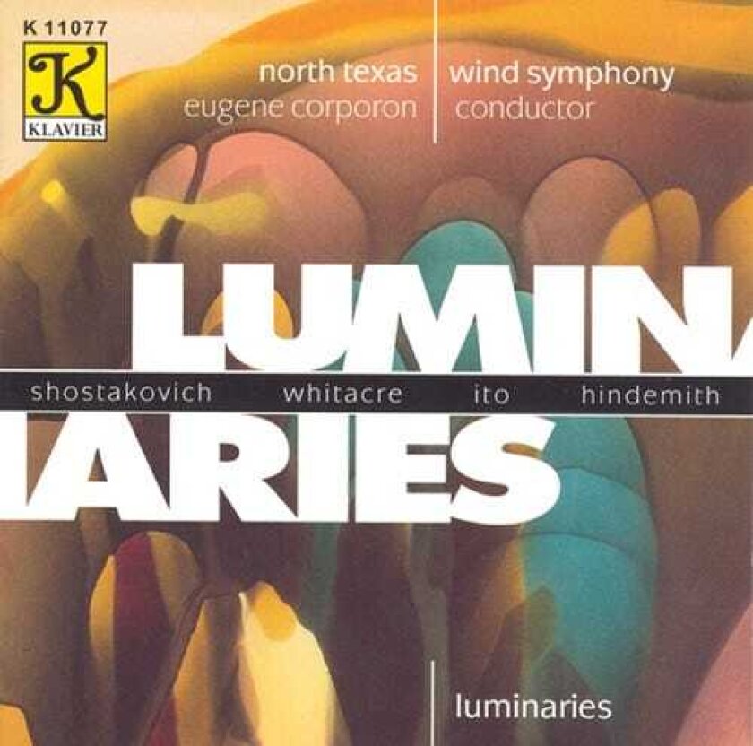 North Texas Wind Symphony, James Riggs, Jerry Bierschenk, Eric Whitacre, Yasuhide Ito Luminaries CD