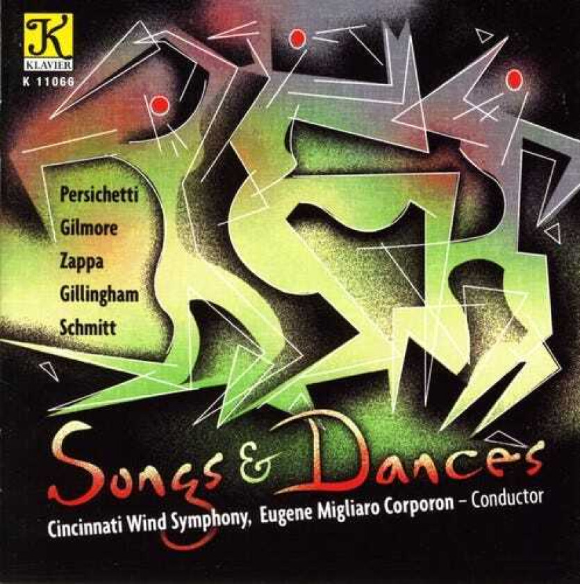 Eugene Corporon, David Gillingham, Florent Schmitt, Frank Zappa, Vincent Persichetti Songs & Dances CD