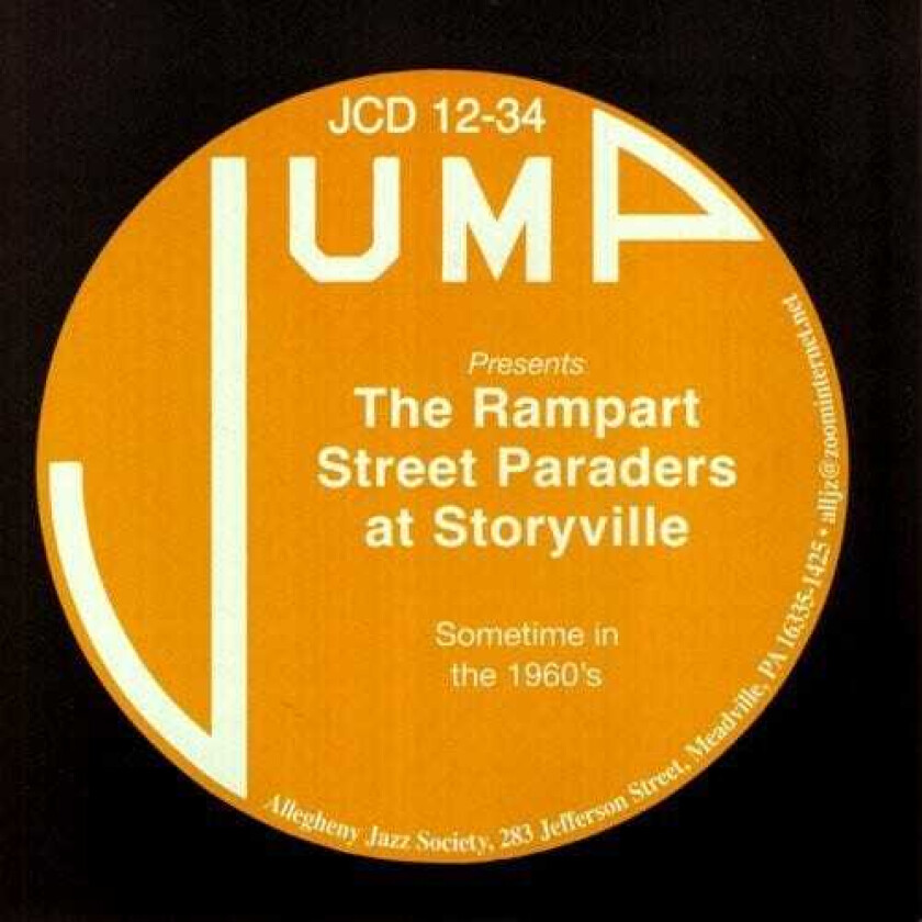 The Rampart Street Paraders Sometime In The 1960s CD