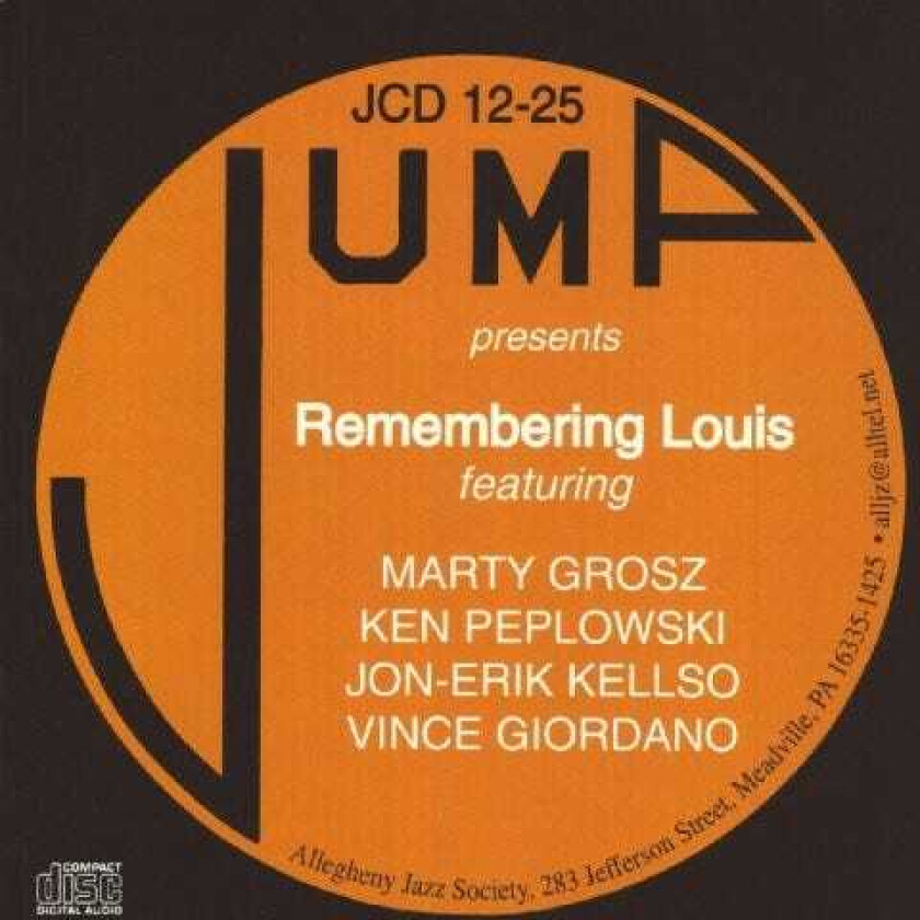 Marty Grosz Remembering Louis CD