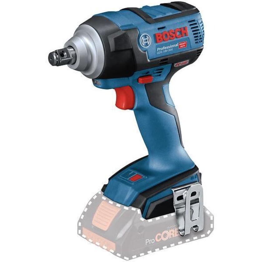 GDS 18V-EC 300 Muttertrekker uten batteri og lader