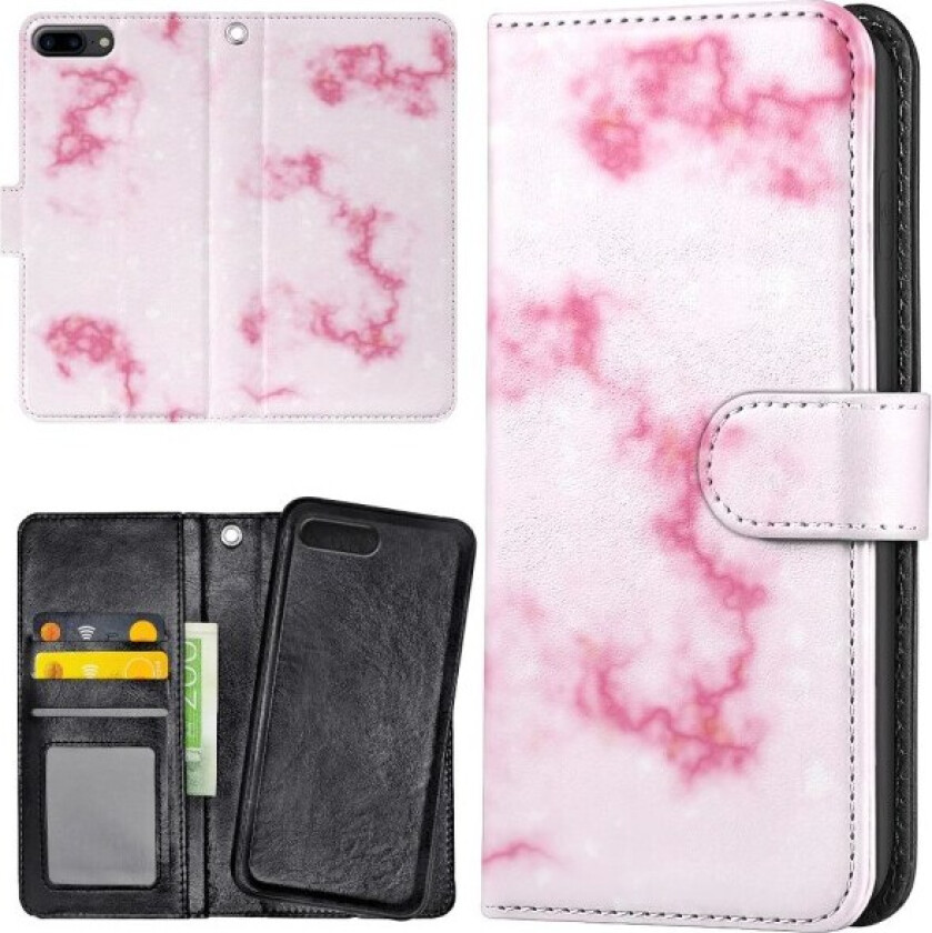 iPhone 7/8 Plus - Lommebok Deksel Marmor