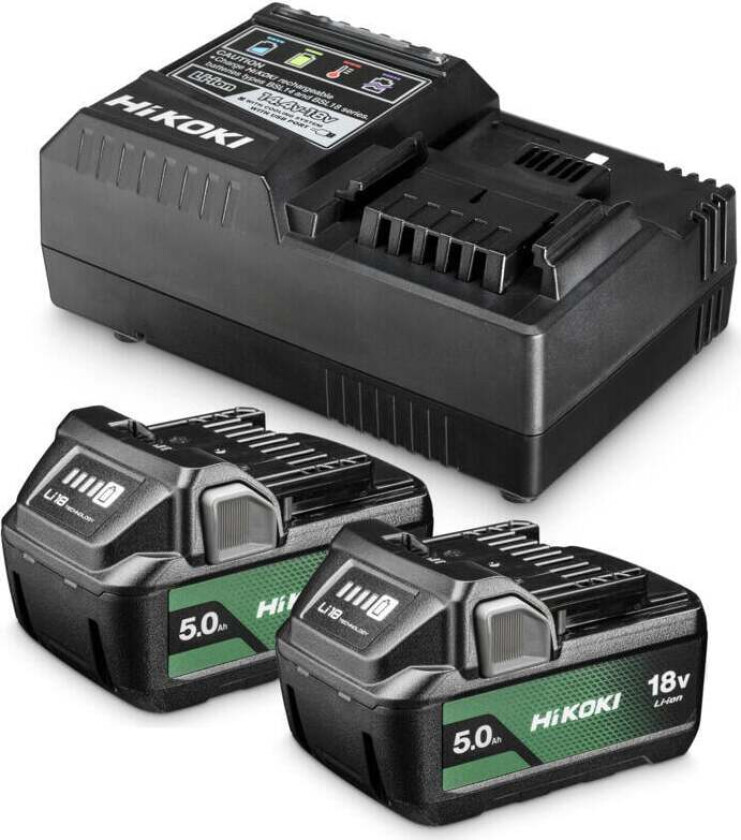 Hikoki 5,0 batteripakke m/lader