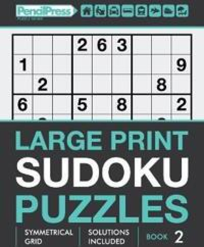 Large Print Sudoku Puzzles (Hard puzzles), (Book 2)