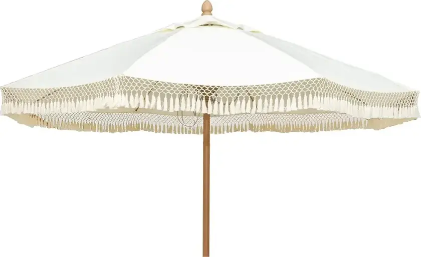 Parasoll med frynser Ø300 cm