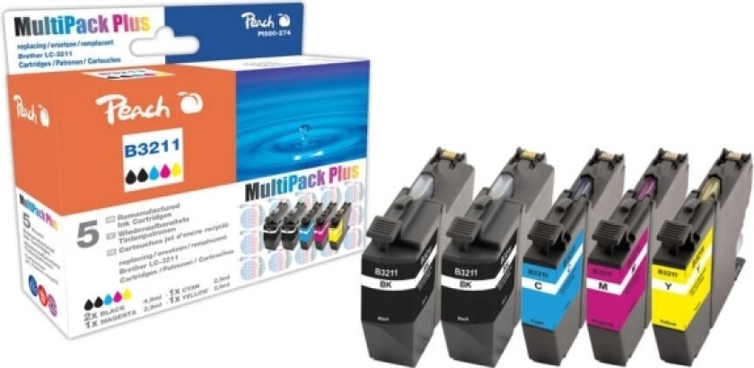 Patrone Brother Nr.3211 Multipackplus Rem,Kom