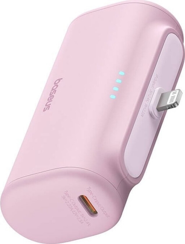 Powerbank Os-Baseus Compact Ip 5000Mah 20W (Róowy)